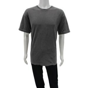 Talentless Unisex Adults Basic Gray Cotton Crew Neck T-Shirt Size L